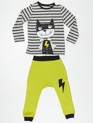 Hero Cat Boy Pants Set - 3