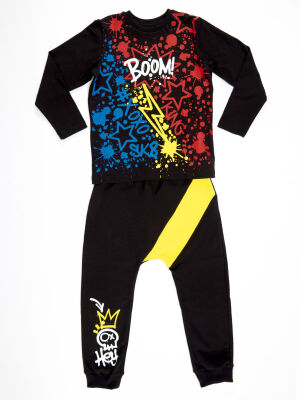 Hey Boom Boy T-shirt&Harem Style Set - 3