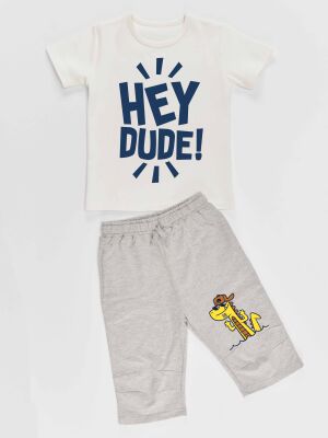 Hey Dude Boy T-shirt&Capri Set - 3