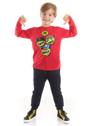 Hi Gang Boy T-shirt&Pants Set - 1