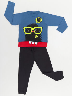 Hi Monster Erkek Çocuk T-shirt Pantolon Takım - 3