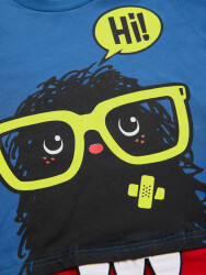 Hi Monster Erkek Çocuk T-shirt Pantolon Takım - 5