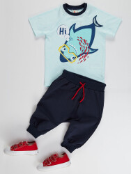 Hi Shark Boy Capri Set - 3