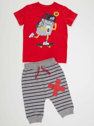 Hi Skater T-shirt&Harem Pants Set - 3