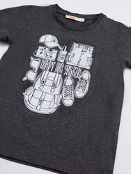 Holiday Erkek Çocuk T-shirt Şort Takım - Thumbnail