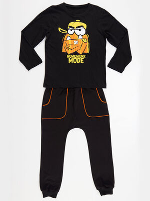 Homework Boy T-shirt&Pants Set - 3