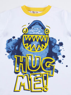 Hug Shark Erkek Çocuk T-shirt Şort Takım - 5