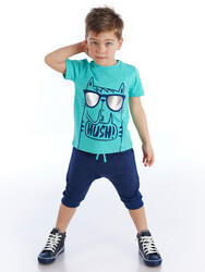 Hush Boy T-shirt&Capri Set - 1