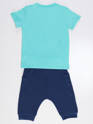 Hush Boy T-shirt&Capri Set - 4