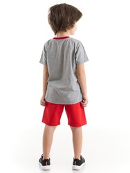 İtfaiye Erkek Çocuk T-shirt Şort Takım - Thumbnail
