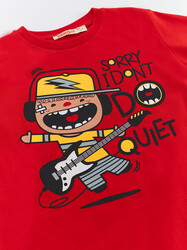 Jake Erkek Çocuk T-shirt Kapri Şort Takım - Thumbnail
