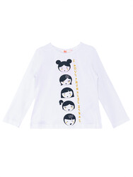 Japon Uzun Kollu Kız Çocuk T-Shirt - Thumbnail
