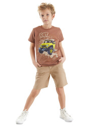 Jeep Mood Boy T-shirt&Twill Shorts Set - 1