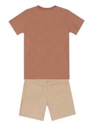 Jeep Mood Boy T-shirt&Twill Shorts Set - 4