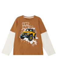 Jeep Mood Brown/Beige Boy Gabardine Set - Thumbnail