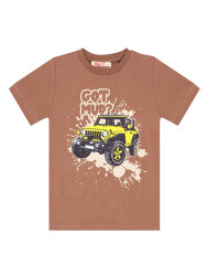 Jeep Mood Erkek Çocuk T-shirt Gabardin Şort Takım - 5