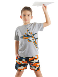 Jet Camo Boy T-shirt&Shorts Set - 1