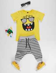 Joyful Boy Capri T-shirt Set - 3