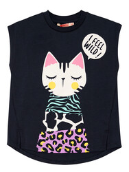 Jungle Cat Girl T-shirt&Leggings Set - Thumbnail