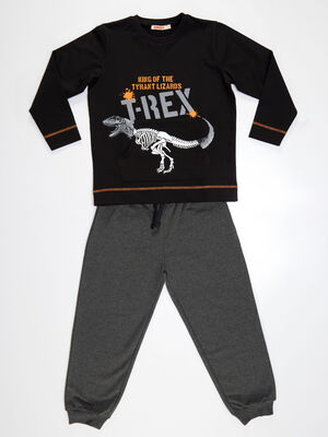 King T-Rex Erkek Çocuk Eşofman Takım