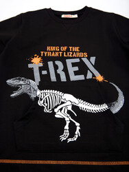 King T-Rex Erkek Çocuk Eşofman Takım - Thumbnail