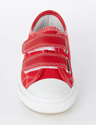 Kırmızı Cırt-Cırtlı Erkek-Kız Sneakers - 2