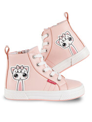 Kitten Girl Pink Sneakers - Thumbnail