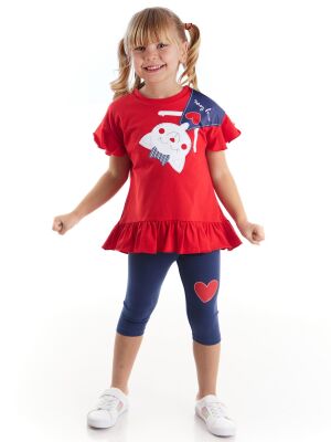 Kitty Girl T-shirt&Leggings Set - 1