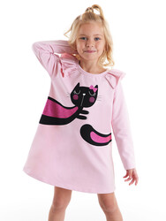 Kitty Pink Girl Dress - 1