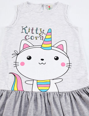 Kittycorn Cotton Girl Dress - 5