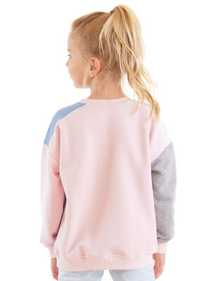 Kitty&Teddy Girl Color Block Sweatshirt - 2