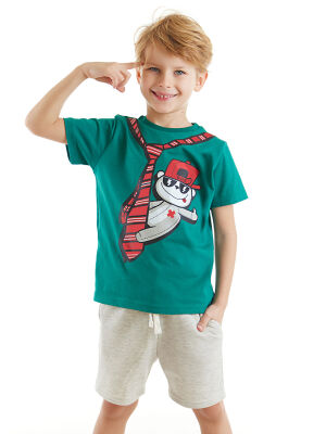 Koala on Tie Boy T-shirt&Shorts Set - 1