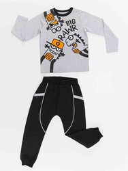 Komik Canavar Erkek Çocuk T-Shirt Pantolon Takım - Thumbnail