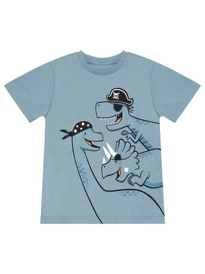 Korsan Dinolar Erkek Çocuk T-shirt Şort Takım