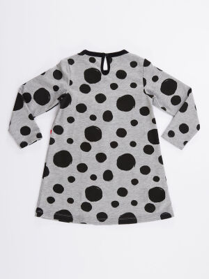 Lady Bug Grey Girl Dress - 4