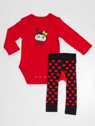 Ladybug Baby Girl Leggings+Bodysuit Set - 4