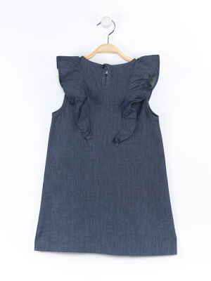 Ladybug Denim Dress - 4