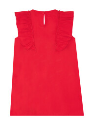 Ladybug Girl Red Poplin Dress - 4