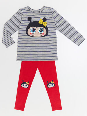 Ladybug Girl T-shirt&Leggings Set