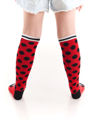 Ladybug Red Girl Socks