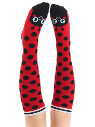 Ladybug Red Girl Socks - 1