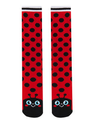 Ladybug Red Girl Socks - 3