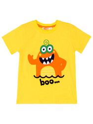 Lake Monster Erkek Çocuk T-shirt Şort Takım - Thumbnail