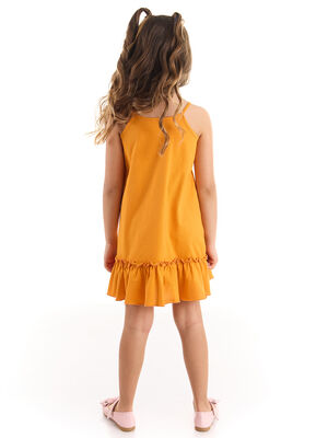 Leo Orange Girl Dress