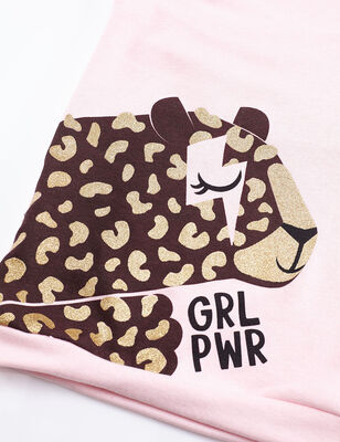 Leo Power Pink Girl Dress - 5