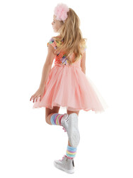 Leo&Flowers Girl Pink Tulle Dress - 2