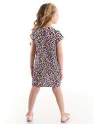 Leopard Cat Poplin Girl Dress - 2