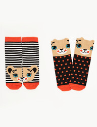 Leopard Girl 2-Pack Socks Set - 1