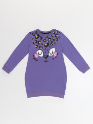 Leopard Girl Purple Dress - 3