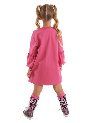 Leopard Zebra Girl Pink Dress - 2